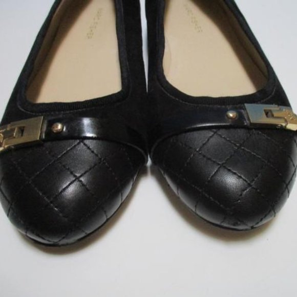 *Marc Fisher JODITA Black Quilt Toe Tip Patent - Picture 2 of 9